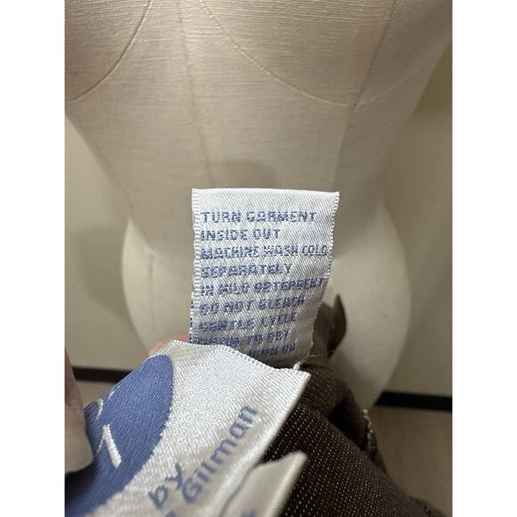 DG2 by Diane Gilman Brown Studded Denim Jacket Sz S Metallic Embellished - Picture 7 of 7